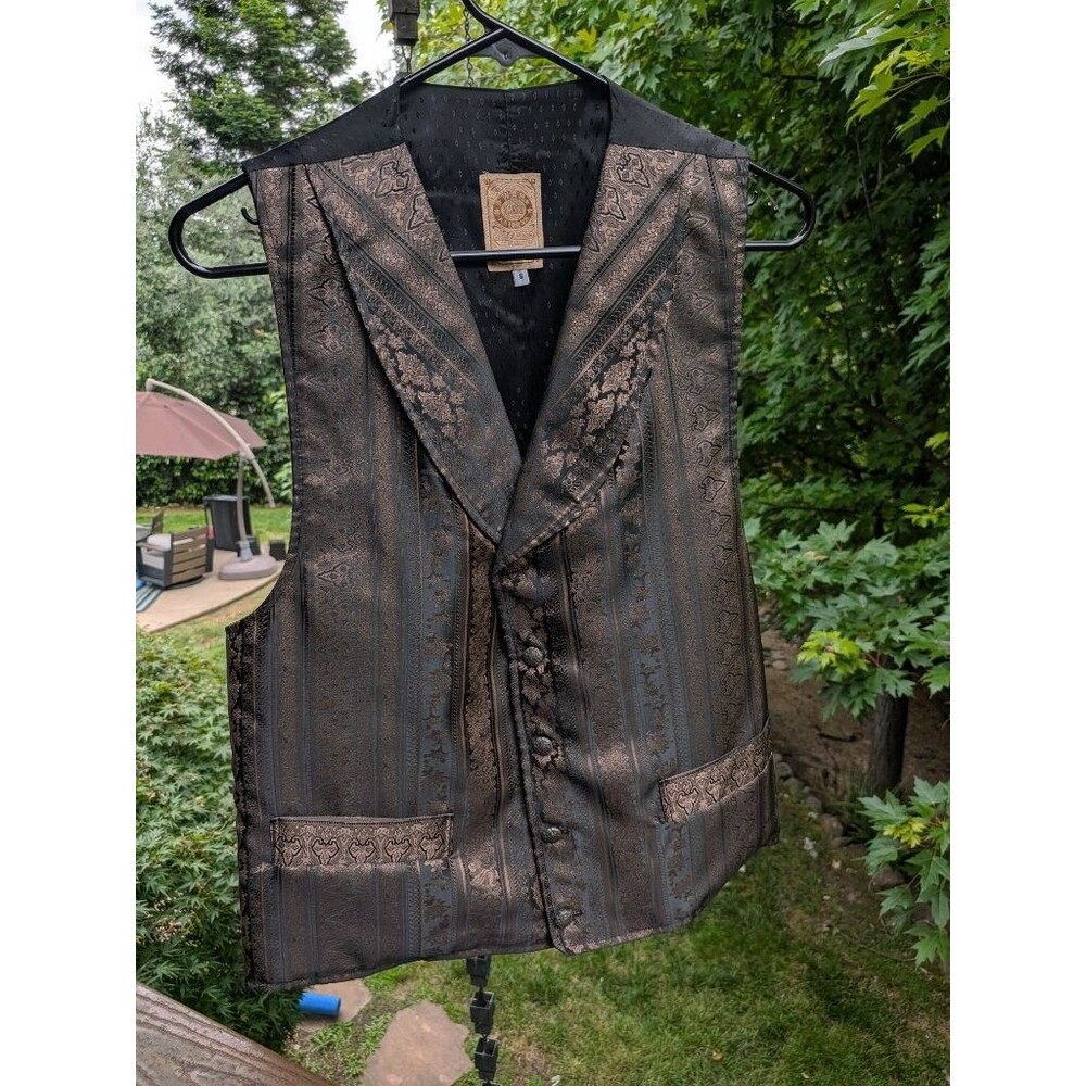 Wah Maker True West Vest, Western or Steampunk, Never Worn, NEW